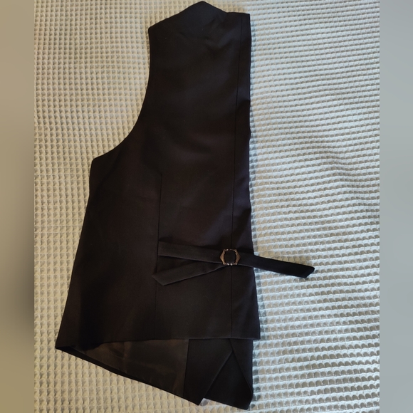 Men's Black Dress Vest - Picture 4 of 4